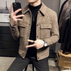 Retro Casual Business Men's Long Sleeve Jacket