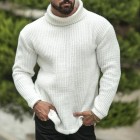 Men's Pin Casual Turtleneck Sweater