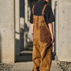 Colorblock Unisex Overalls