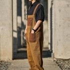 Colorblock Unisex Overalls