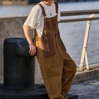 Colorblock Unisex Overalls