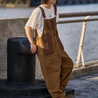 Colorblock Unisex Overalls