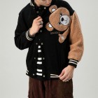 Justnotag Bear Flocked Jacket