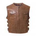 Outdoor Retro Casual Armor Men's Western Denim Waistcoats