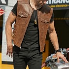 Outdoor Retro Casual Armor Men's Western Denim Waistcoats