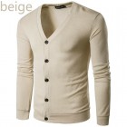 Men's Casual V-Neck Knit Cardigan