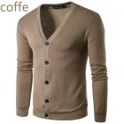 Men's Casual V-Neck Knit Cardigan