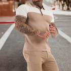 Business Casual Knit Polo Shirt