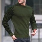 Men's Colorblock Waffle Knit Sweater