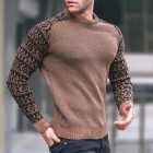 Men's Colorblock Waffle Knit Sweater