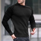 Men's Colorblock Waffle Knit Sweater