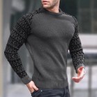 Men's Colorblock Waffle Knit Sweater