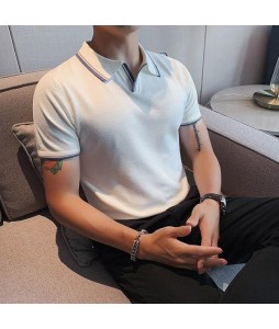 Mens Summer POLO Knit Shirt With Light Ripening Style