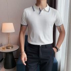 Mens Summer POLO Knit Shirt With Light Ripening Style