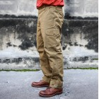 Cotton Chino Cloth Retro Pilot Trousers