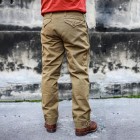 Cotton Chino Cloth Retro Pilot Trousers