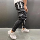 Men's Slim Fit Multi Pocket Cargo Skinny Jeans