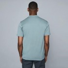 Mens Fashion Casual Knitting Solid Color Polo Shirt