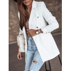 Women's  Solid Color Long-sleeved Double-breasted Suit Jacket