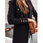 Women's  Solid Color Long-sleeved Double-breasted Suit Jacket