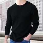 Casual Men's Solid Color Sweater