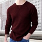 Casual Men's Solid Color Sweater