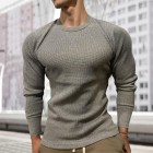 Casual Men's Solid Color Sweater