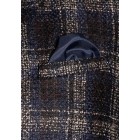 Men's Retro British Business Casual Suit Colr Gray Blue Pid Waistcoats