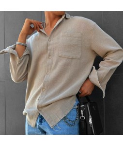 Oversize Raw Long Sleeve 10Shirt