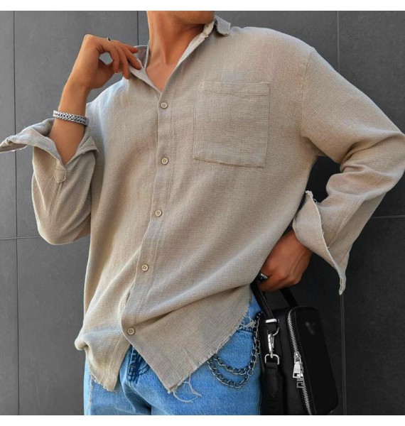 Oversize Raw Long Sleeve 10Shirt