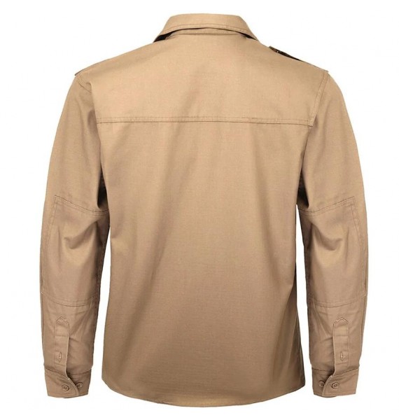 Men's Outdoor Casual Ripstop Long Sleeve Tactical Shirt