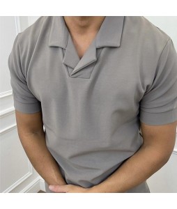 Spring  Polo Short Sleeve Top