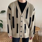 Retro Men's Simple Knitted Cardigan