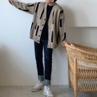 Retro Men's Simple Knitted Cardigan