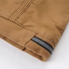 Men's Casual Washed Cotton Solid Color Stand Colr Jacket