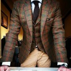 Formal Multicolor Check Bzer Suit Jacket