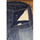 1920-1930s indigo WABASH striped retro jeans