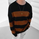 Men's Casual Fashion Striped Sweater