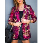 Women Fashion Trend Print Bzer