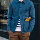 Men's Patchwork Pocket Design Casual Jacket