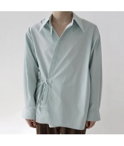 Men's Minimalist Effortless ce-Up Shirt