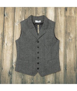 Men's Retro Suede Casual Simple Waistcoats