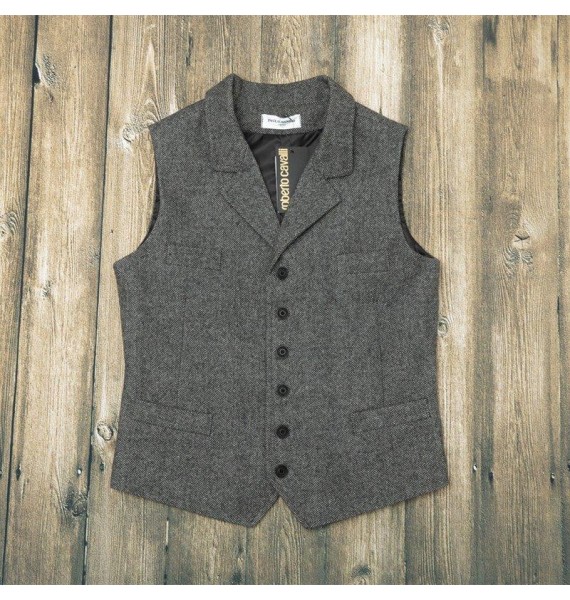 Men's Retro Suede Casual Simple Waistcoats