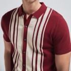 Casual Men's Contrast Color Single-breasted Polo Shirt