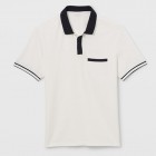 Gentleman casual simple design polo shirt