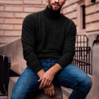 Men's Casual Long Sleeve Turtleneck Sweater