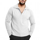 Men's Retro Stand Colr Warm Sweater