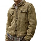 Men's  Twist Button Cardigan Sweater