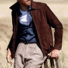 Men's Outdoor  Suede Jacket