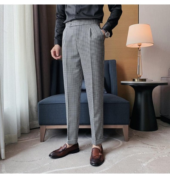 Men  Casual Business Pid Pants